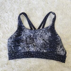 Lululemon Energy Bra Overlace Energy Bra Ice Grey Black 4